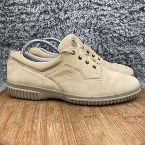 ECCO Soft Leather Shoes Lace Up Sneakers Women's 11-11.5 EU 42